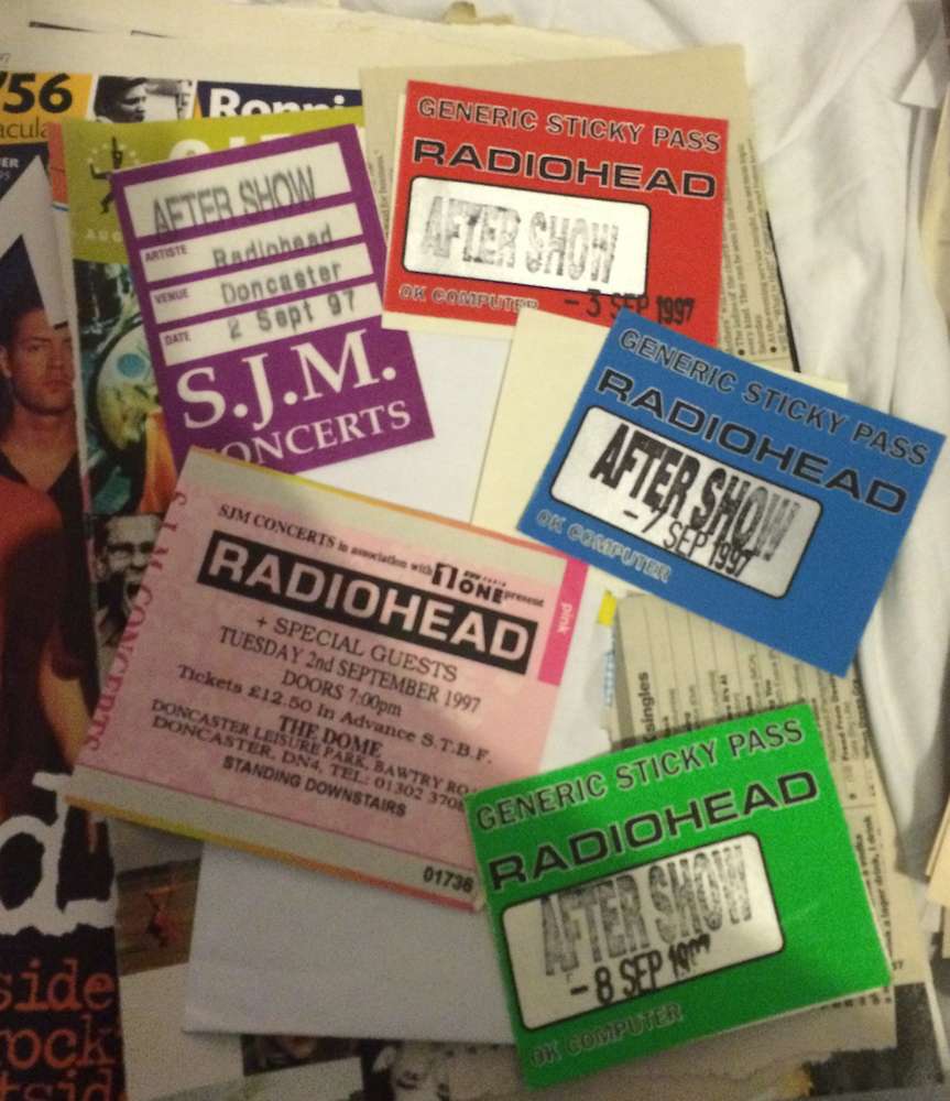 RADIOHEAD AFTERSHOW スティッキーパス